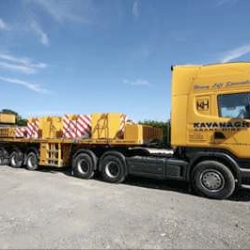 ballast truck and trailer parked at our Wexford depot 
